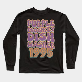 Purple Monkey Dishwasher Long Sleeve T-Shirt